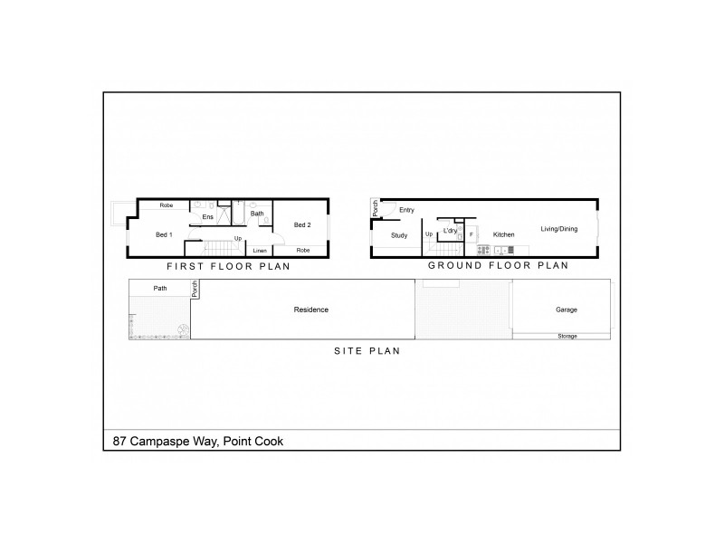 87 Campaspe Way, Point Cook VIC 3030 Floorplan