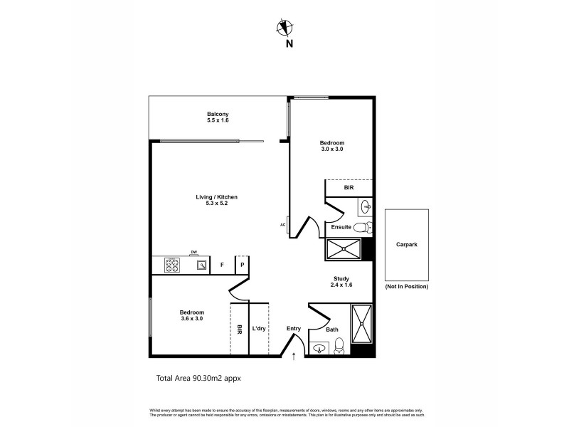 104/56 Kambrook Road, Caulfield North VIC 3161 Floorplan