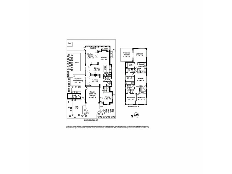 7 Feather Place, Point Cook VIC 3030 Floorplan