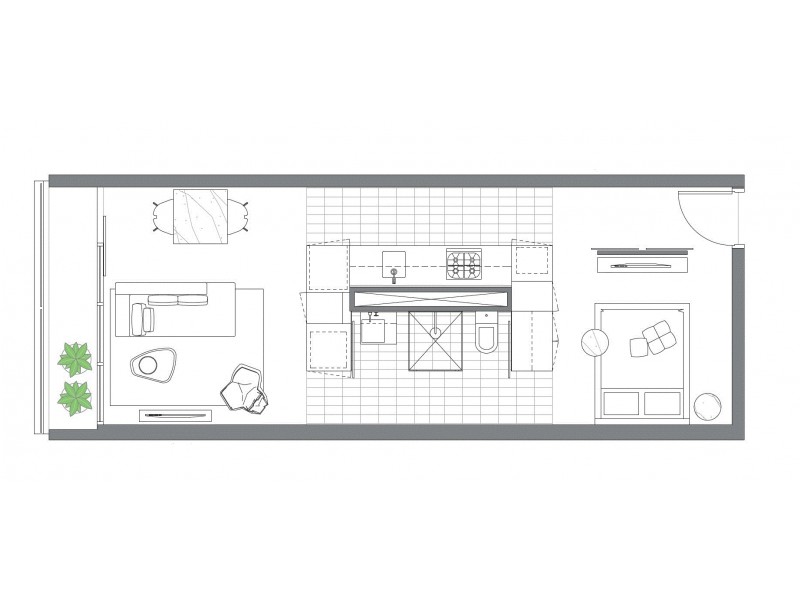 418/65 Coventry Street, Southbank VIC 3006 Floorplan