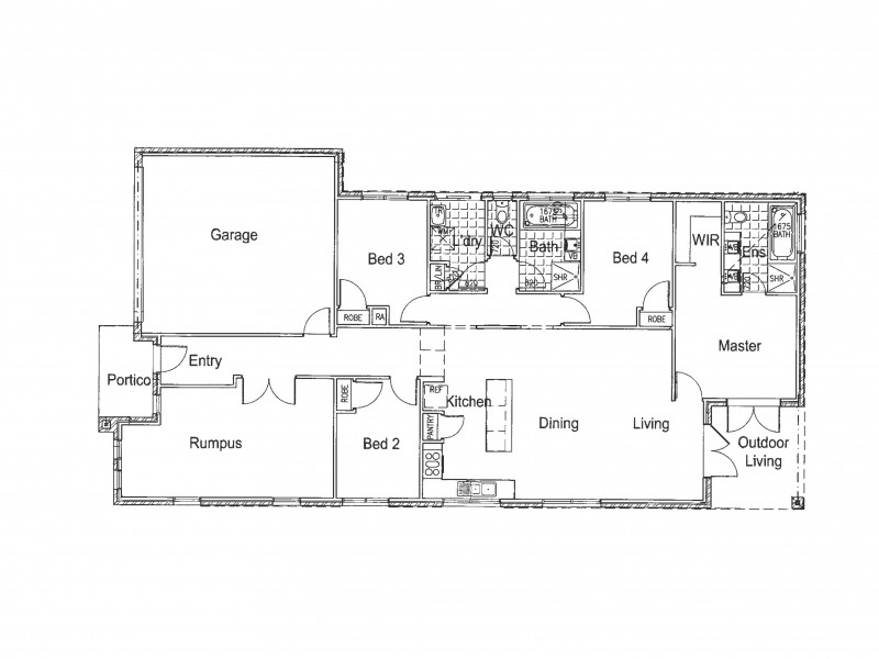 14 Grandiflora Grove, Point Cook VIC 3030 Floorplan