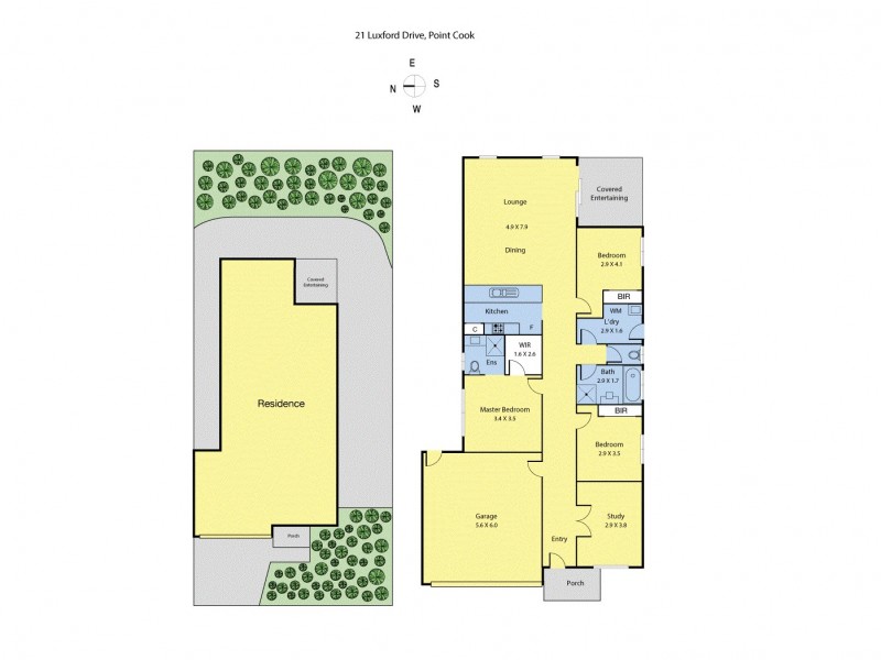 21 Luxford Drive, Point Cook VIC 3030 Floorplan