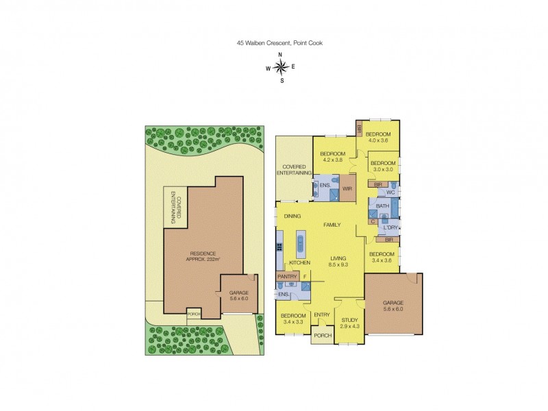 45 Waiben Crescent, Point Cook VIC 3030 Floorplan
