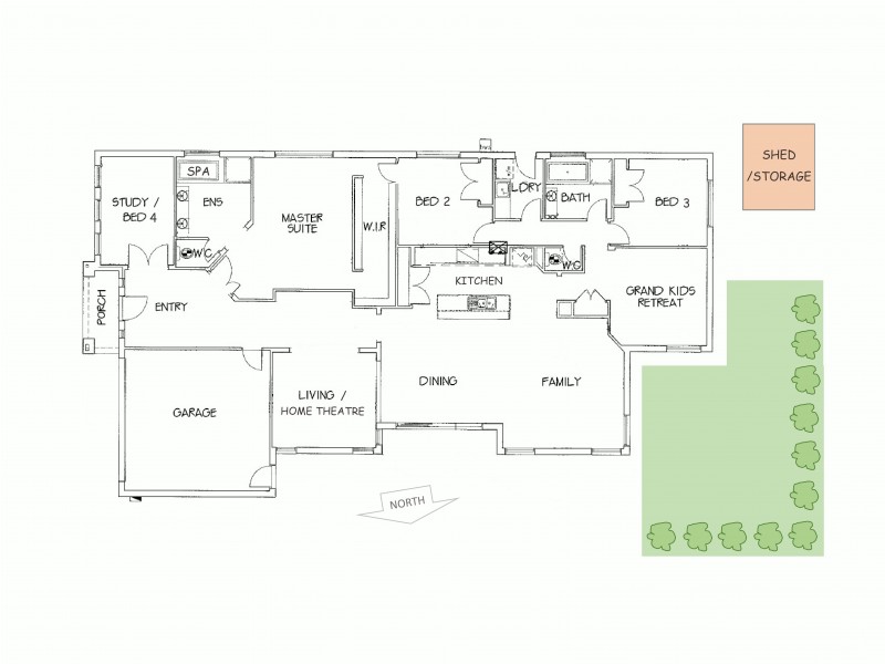 4 Tiarella Street, Point Cook VIC 3030 Floorplan