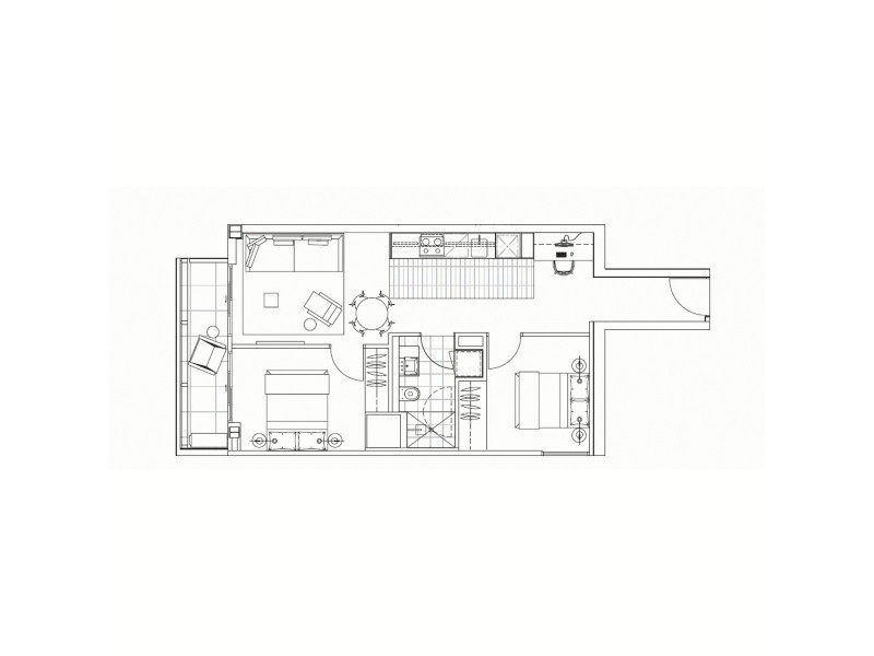 Apartment 1712/199 William Street, Melbourne VIC 3000 Floorplan