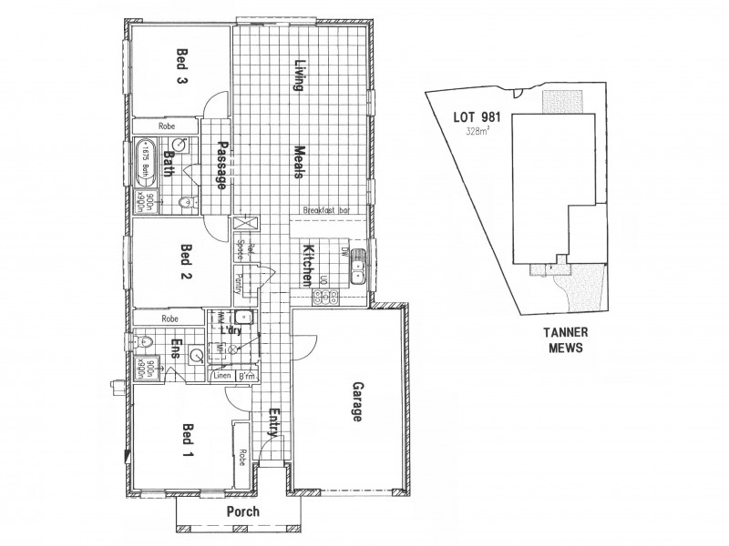 8 Tanner Mews, Point Cook VIC 3030 Floorplan