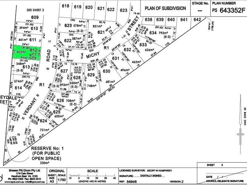Lot 612 Verdant Road, Truganina VIC 3029