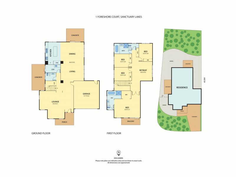 1 Foreshore Court, Sanctuary Lakes VIC 3030 Floorplan