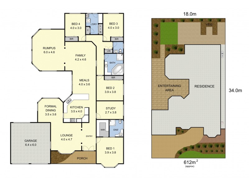 74 Glastonbury Circuit, Point Cook VIC 3030 Floorplan