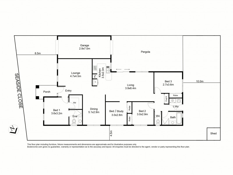 8 Seaside Close, Seabrook VIC 3028 Floorplan