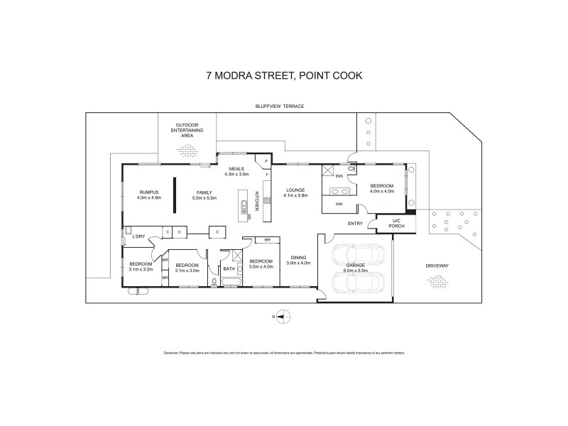 7 Modra Street, Point Cook VIC 3030 Floorplan