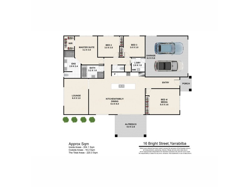 16 Bright Street, Yarrabilba QLD 4207 Floorplan