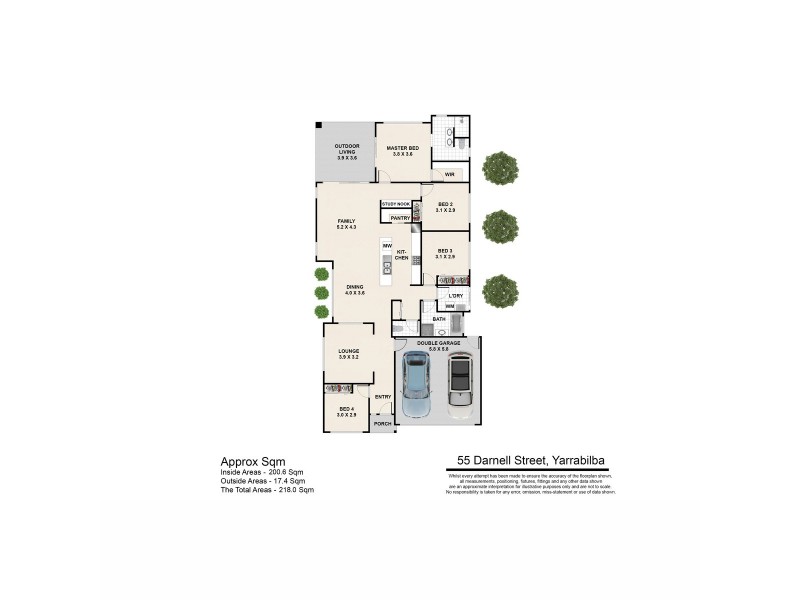 55. Darnell Street, Yarrabilba QLD 4207 Floorplan