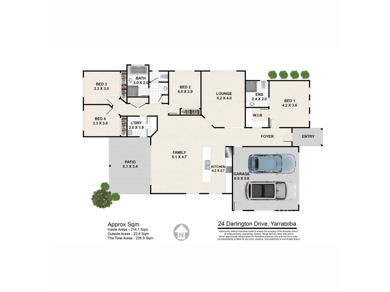 24 Darlington Drive, Yarrabilba QLD 4207 Floorplan