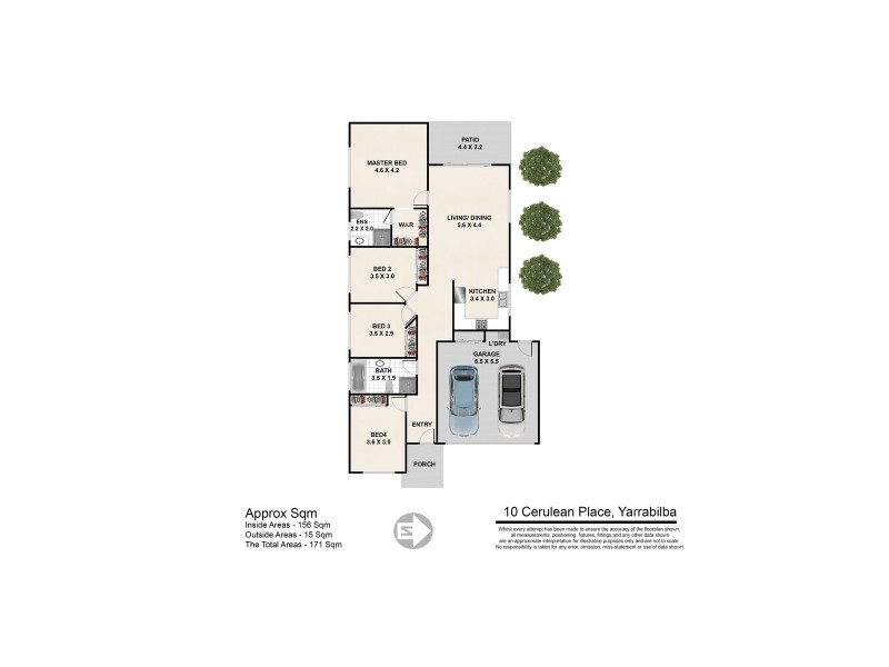 10 Cerulean Place, Yarrabilba QLD 4207 Floorplan