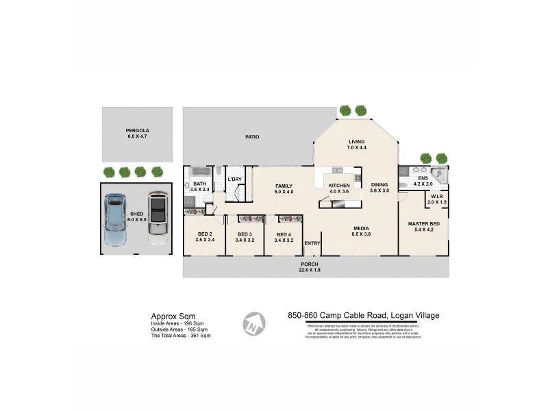 850-860 Camp Cable Road, Logan Village QLD 4207 Floorplan