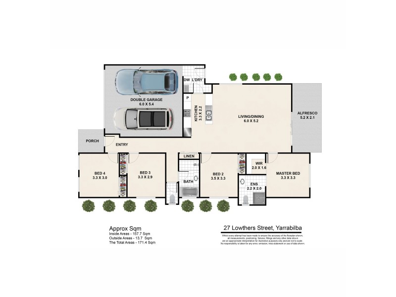 27 Lowthers Street, Yarrabilba QLD 4207 Floorplan