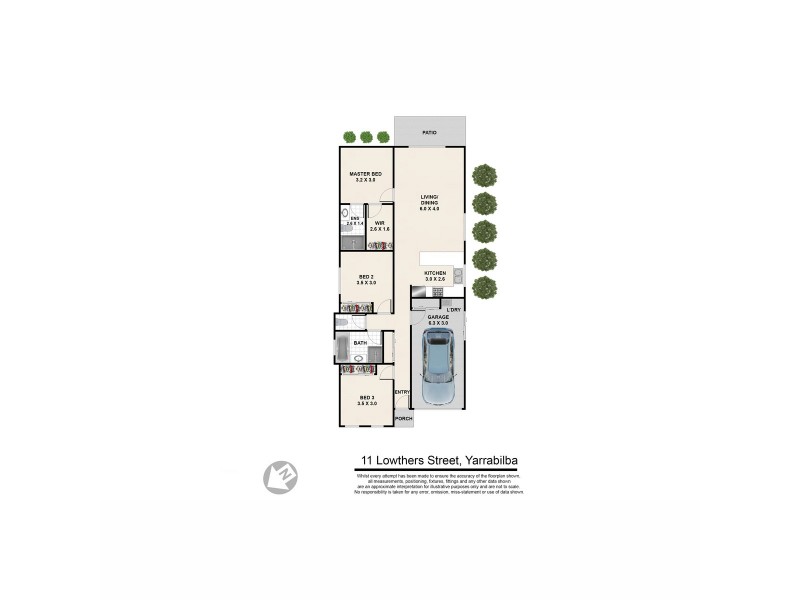 11 Lowthers Street, Yarrabilba QLD 4207 Floorplan