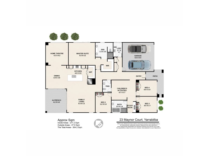 23 Maynor Court, Yarrabilba QLD 4207 Floorplan