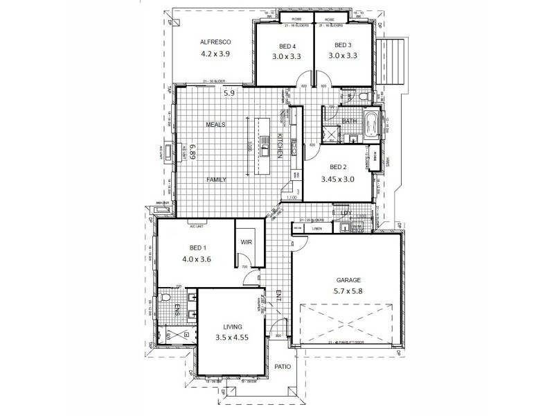 5 Cambridge Circuit, Yarrabilba QLD 4207 Floorplan