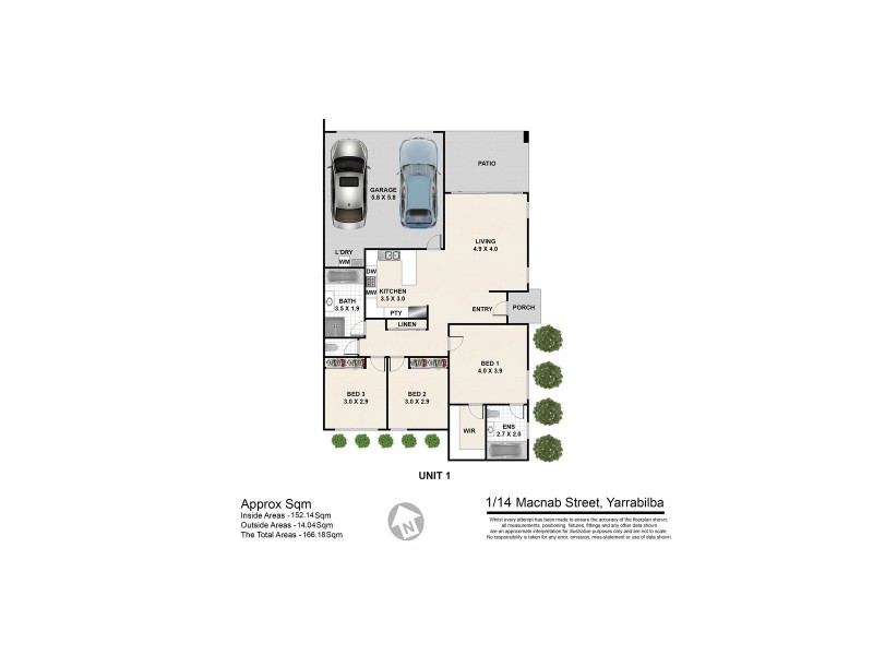 1/14 MacNab Street, Yarrabilba QLD 4207 Floorplan