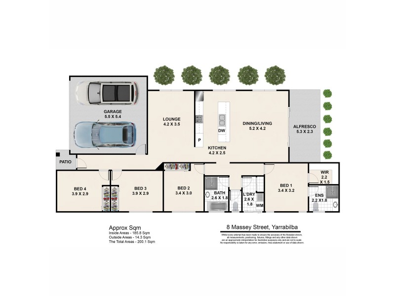 8 Massey Street, Yarrabilba QLD 4207 Floorplan