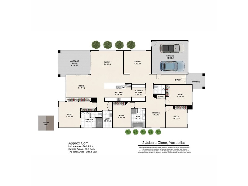 2 Jubera Close, Yarrabilba QLD 4207 Floorplan