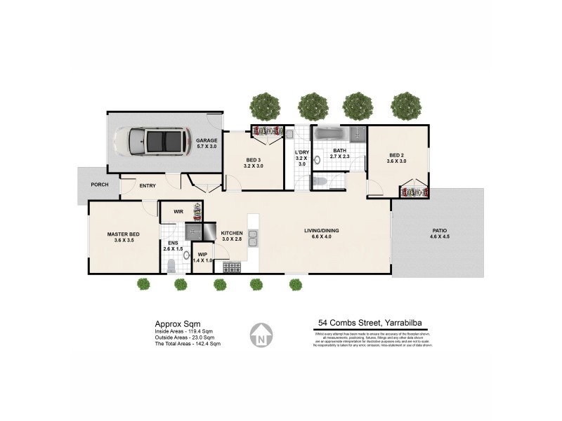 54 Combs Street, Yarrabilba QLD 4207 Floorplan