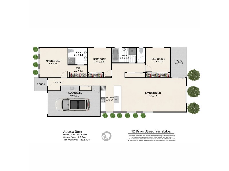 12 Biron Street, Yarrabilba QLD 4207 Floorplan