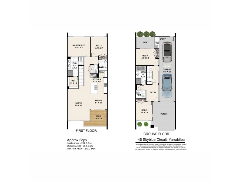 46 Skyblue Circuit, Yarrabilba QLD 4207 Floorplan