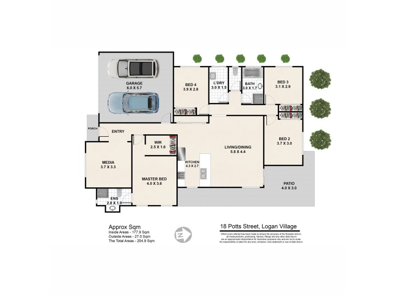18 Potts Street, Logan Village QLD 4207 Floorplan