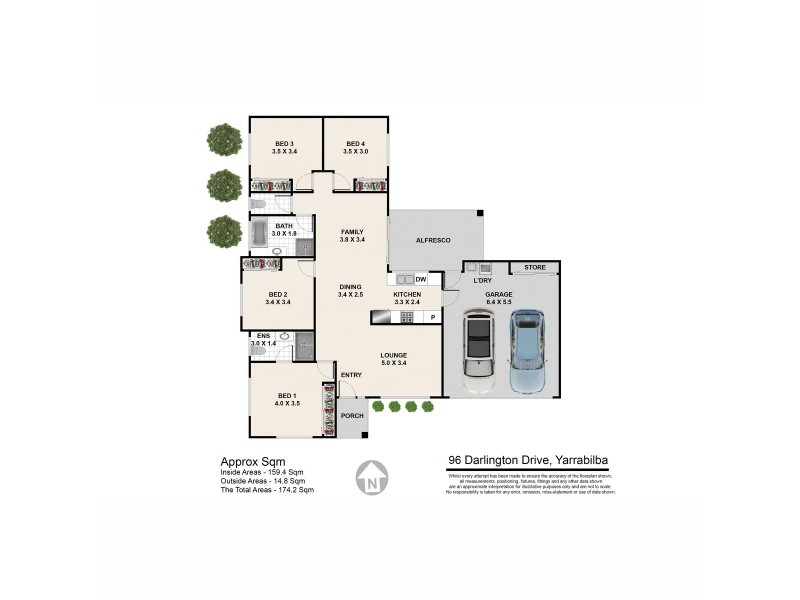 96 Darlington Drive, Yarrabilba QLD 4207 Floorplan