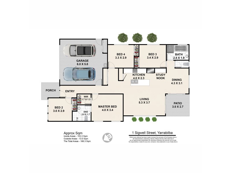 1 Sigwell Street, Yarrabilba QLD 4207 Floorplan