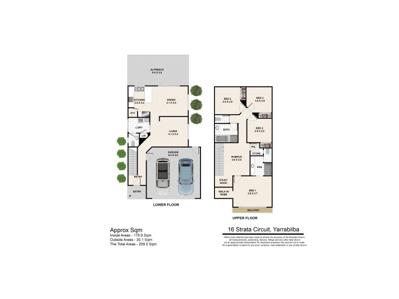 16 Strata Circuit, Yarrabilba QLD 4207 Floorplan