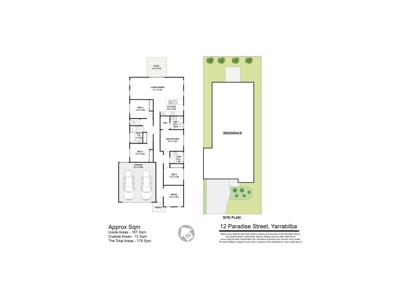 12 Paradise Street, Yarrabilba QLD 4207 Floorplan