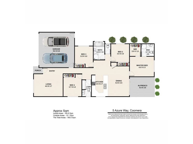 5 Azure Way, Coomera QLD 4209 Floorplan