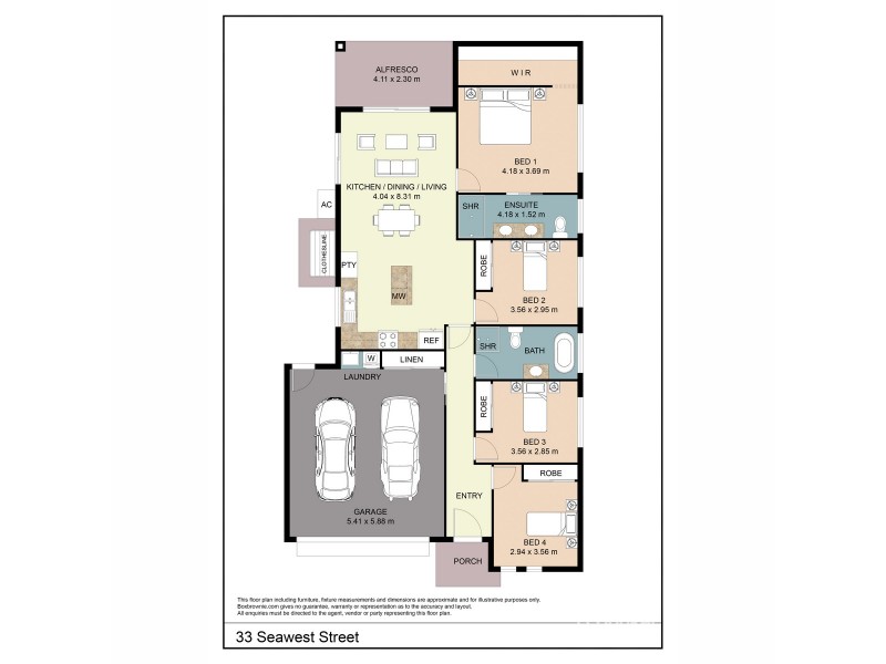 33 Seawest Street, Yarrabilba QLD 4207 Floorplan