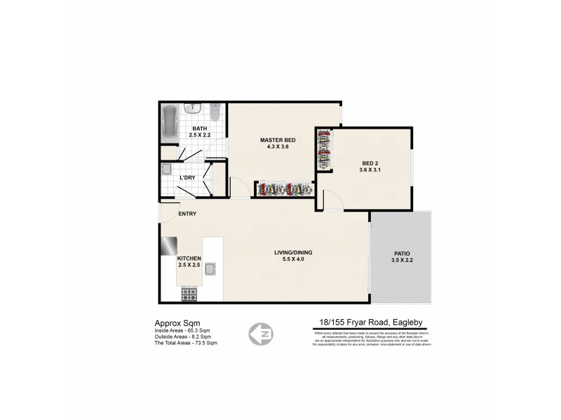 18/155 Fryar Road, Eagleby QLD 4207 Floorplan