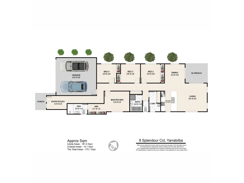 8 Splendour Circuit, Yarrabilba QLD 4207 Floorplan