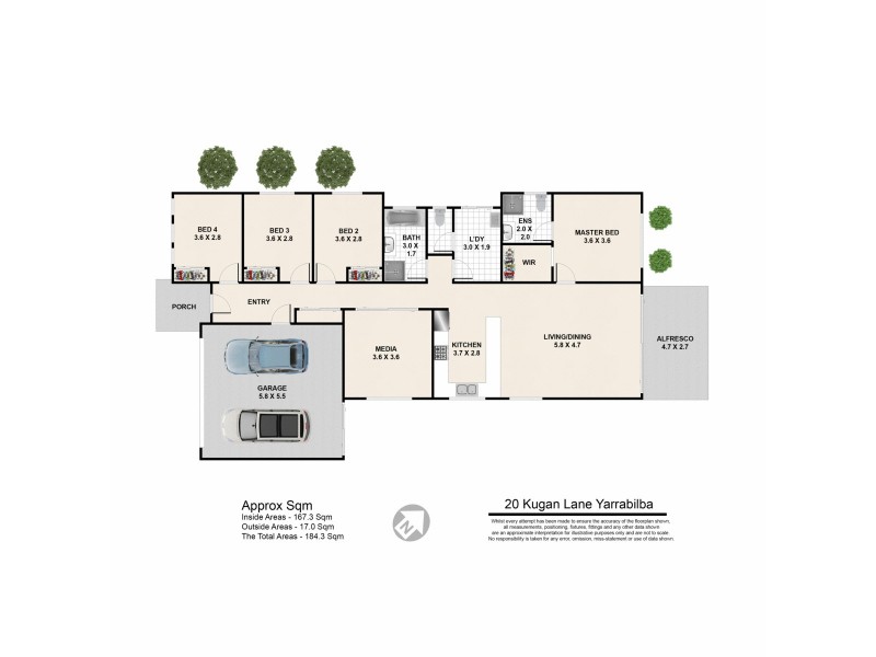 20 Kurgan Lane, Yarrabilba QLD 4207 Floorplan