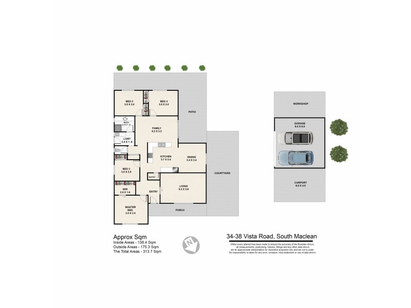 34-38 Vista Road, South Maclean QLD 4280 Floorplan