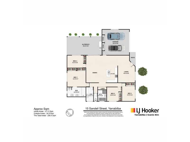 15 Sandell Street, Yarrabilba QLD 4207 Floorplan