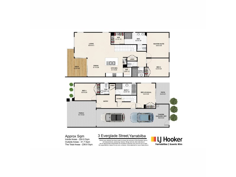 3 Everglade Street, Yarrabilba QLD 4207 Floorplan