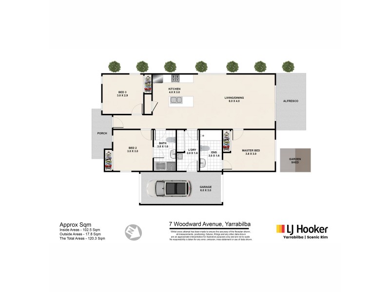 7 Woodward Avenue, Yarrabilba QLD 4207 Floorplan