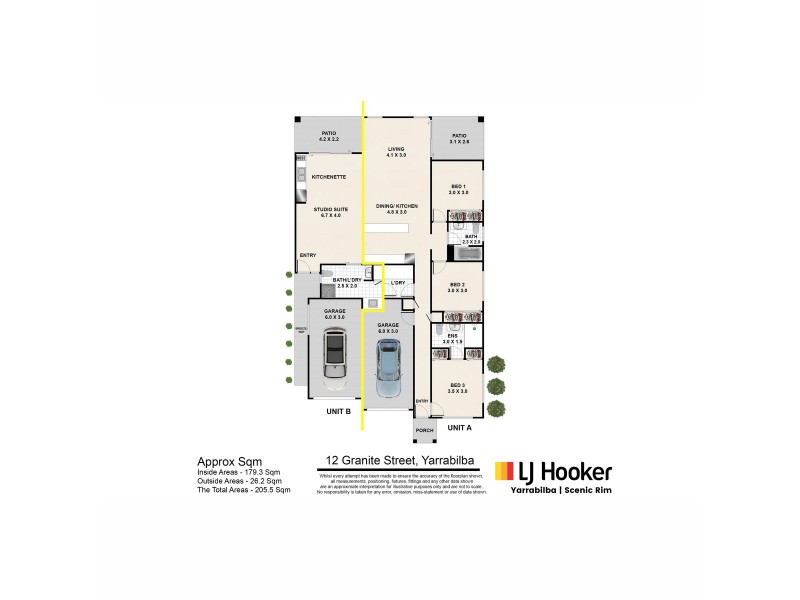 12 Granite Street, Yarrabilba QLD 4207 Floorplan