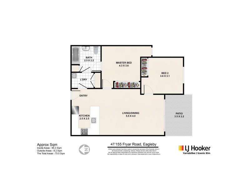 47/155 Fryar Road, Eagleby QLD 4207 Floorplan