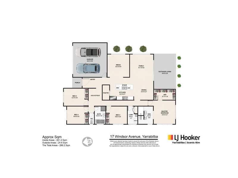 17 Windsor Avenue, Yarrabilba QLD 4207 Floorplan