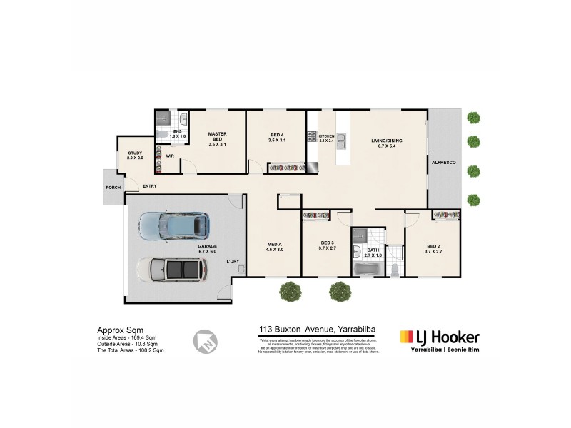 113 Buxton Avenue, Yarrabilba QLD 4207 Floorplan
