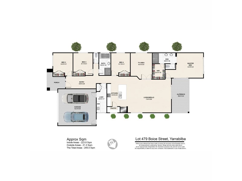 13 Boice Street, Yarrabilba QLD 4207 Floorplan