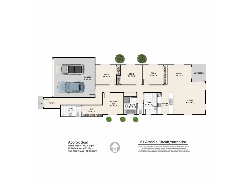 51 Arcadia Circuit, Yarrabilba QLD 4207 Floorplan